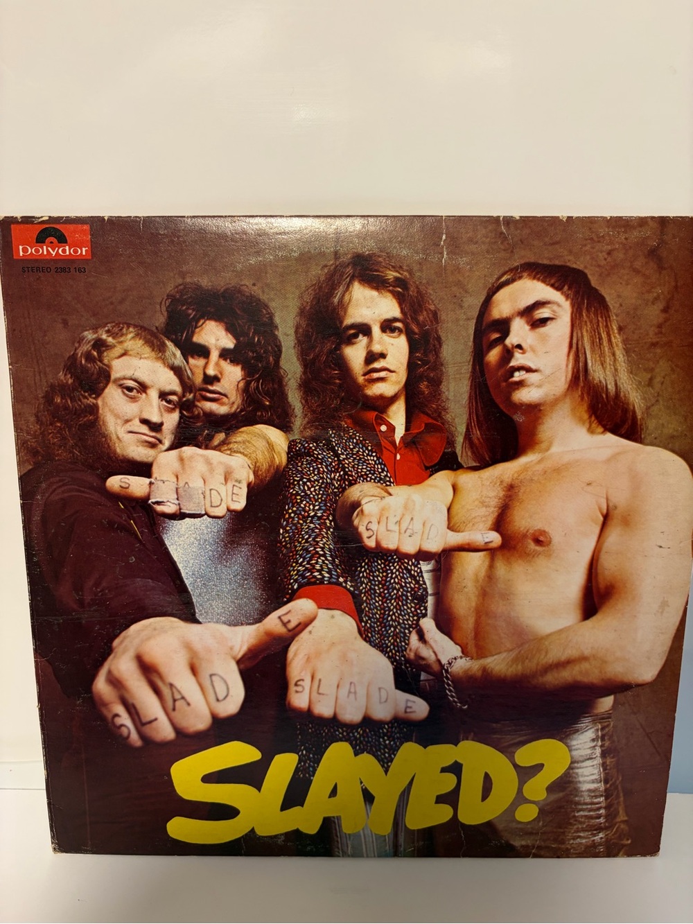 Slayed? By Slade Vinyl Album — Yellow & Brown Artwork